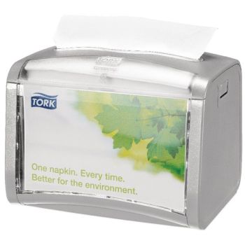 Tork Silver Xpressnap Tabletop Napkin Dispenser 272613