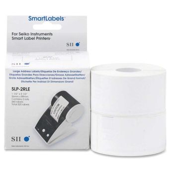 Seiko SLP-2RLE Large Address Labels 36 x 89mm (260 Labels Per Roll) 42100609