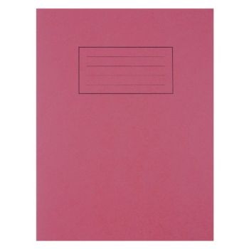 Silvine Feint Ruled With Margin Red 229x178mm Exercise Book 80 Pages (10 Pack) EX101