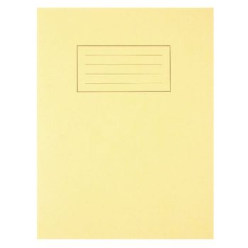 Silvine Feint Ruled With Margin Yellow 229x178mm Exercise Book 80 Pages (10 Pack) EX103