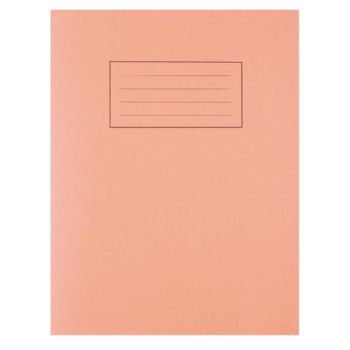 Silvine Feint Ruled With Margin Orange 229x178mm Exercise Book 80 Pages (10 Pack) EX105