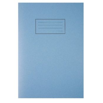 Silvine Tough Shell A4 Feint Ruled With Margin Blue Exercise Book EX144