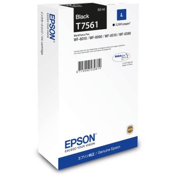 Epson C13T756140 Black Ink Cartridge (50ml / 2,500 pages*)