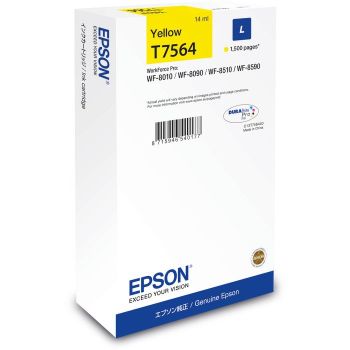 Epson C13T756440 Yellow Ink Cartridge (14ml / 1,500 pages*)