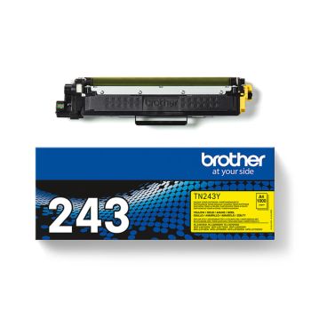 Brother TN243Y Standard Yellow Toner Cartridge (1,000 Pages*)