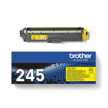 Brother TN-245Y Yellow High Yield Toner Cartridge (2,200 pages*)