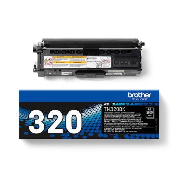 Brother TN320BK Standard Yield Black Toner (2,500 pages*)