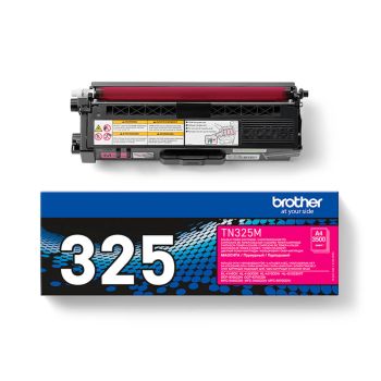Brother TN-325M High Yield Magenta Toner Cartridge (3,500 pages*) TN325M