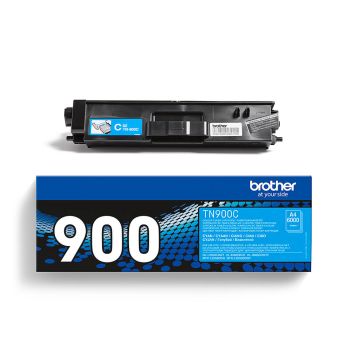 Brother TN900C Cyan Toner Cartridge (6,000 pages*)