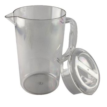 Clear Polycarbonate 1.4 Litre Jug With Lid (Completely dishwasher safe) PC64CW