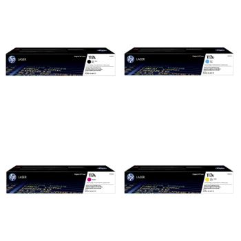 HP 117A CMYK Toner Bundle