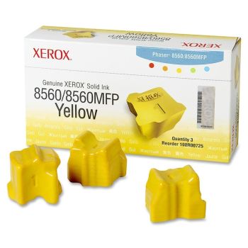 Xerox 108R00725 Solid Ink Yellow (3 sticks - 3,000 pages*)
