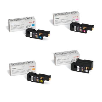 Xerox PB-PHASER6010VAL CMYK Toner Cartridge Pack (Save 