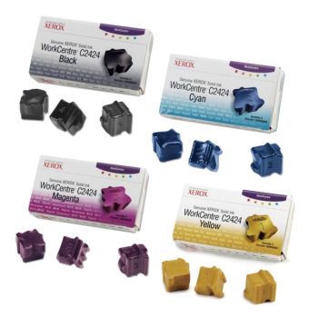 Xerox PB-WCC2424VAL CMYK Ink Cartridge Pack (6x K, 3x CMY - Save 