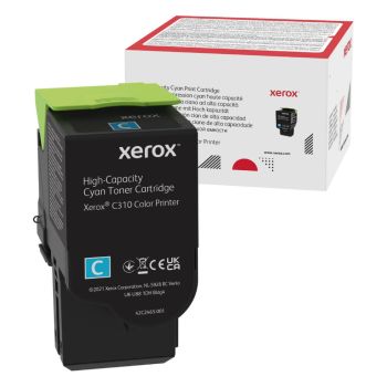 Xerox Cyan High Capacity Toner Cartridge (5,500 Pages*) 006R04365
