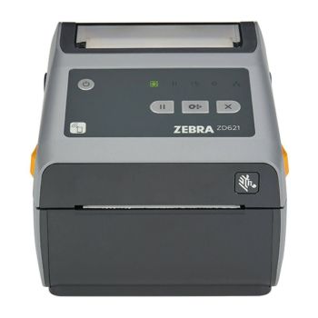 Zebra ZD621 (Cutter) Direct Thermal Linerless Label Printer (USB, USB Host,Serial, Network & BT)