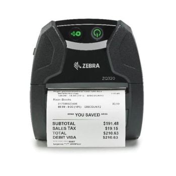 Zebra ZQ320 Direct Thermal Label Printer (USB, BT & NFC)