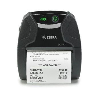 Zebra ZQ320 Plus Outdoor Mobile Label Printer (WiFi & Bluetooth)
