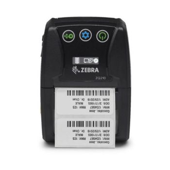 Zebra ZQ210 Direct Thermal Label Printer (USB & BT)
