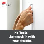 3M Claw Drywall Picture Hanger 7kg (Pack of 2) 7100269135 image 4