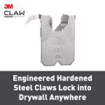 3M Claw Drywall Picture Hanger 7kg (Pack of 2) 7100269135 image 5