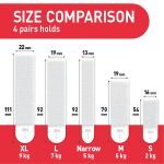 Command Picture Hanging Strips 4 Pairs Medium White (Pack of 8) 7100337178 image 2