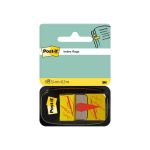 Post-it Index Tabs Sign Here Yellow 25mm 50 Flags + Dispenser 680-31 image 1