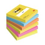 Post-it Notes 76x76mm Energetic Colour Collection (Pack of 6) 50021 image 1