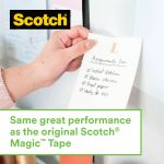 Scotch Stainless Steel Tape Dispenser + 2 Magic Tape Rolls 19mmx13.9m 7100334048 image 2