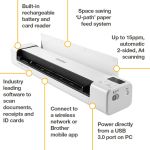 Brother DS-940W A4 Mobile Scanner