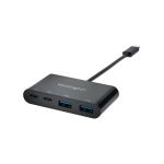 Kensington CH1000 USB-C 4 Port Hub Black K39124EU image 1