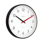 Acctim Riley Office Wall Clock Black 30cm 22573 image 2