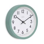 Acctim Elstow Small Office Wall Clock Green 20cm 22845 image 2