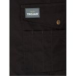 Trojan Men's Black/Grey Multipocket Tradesman Trousers with Kneepad Pockets 32S image 3