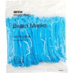 Arco Essentials Blue Beard Nets (Pack of 100) image 2