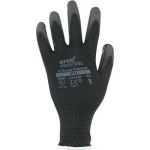 Arco Essentials Black PU-Coated Polyester Work Gloves 7 (Pack of 12) image 1