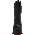 Ansell AlphaTec 87-104 Blk Latex Chemical-Resistant Gloves 8 image 1
