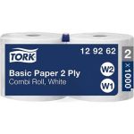 Tork White Combi Basic Paper Towel Roll 340m (Pack of 2) image 1