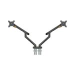 Bakkerelkhuizen BE Flexible Dual Monitor Arm Dark Grey BNEBFDDG image 2