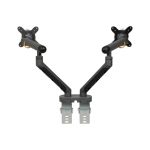 Bakkerelkhuizen BE Flexible Dual Monitor Arm Dark Grey BNEBFDDG image 5
