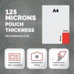 Fellowes 54x86mm Capture Gloss Laminating Pouches 250 Micron (Pack of 100) 53063 image 3