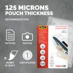 Fellowes ImageLast Laminating Pouch A5 250 Micron Total Thickness Gloss (Pack of 100) 5307302 image 3