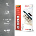 Fellowes ImageLast Laminating Pouch A3 250 Micron Total Thickness Gloss (Pack of 100) 5307506 image 2