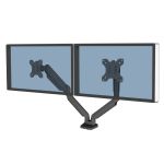 Fellowes Platinum Series Dual Monitor Arm Black 8042501 image 1