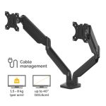 Fellowes Platinum Series Dual Monitor Arm Black 8042501 image 3