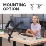 Fellowes Platinum Series Dual Monitor Arm Black 8042501 image 5