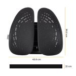 Fellowes Back Angel Back Support Black 8026401 image 3