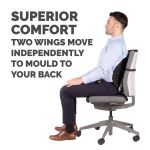 Fellowes Back Angel Back Support Black 8026401 image 4