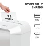 Fellowes Powershred LX70 Cross-Cut Shredder White 100017469 image 3