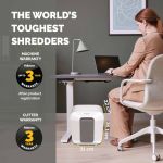 Fellowes Powershred LX25 Cross-Cut Shredder White 100110063 image 7